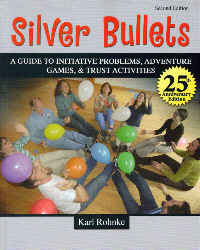 Silver Bullets 2, by Karl Rohnke, tons of ice-breakers, getting-to-know-you games, trust exercises and group problem-solving activities.
